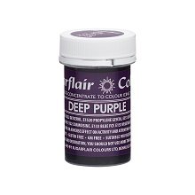 Концентрированная паста Sugarflair Темно-фиолетовая Deep Purple, 25г