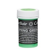 Концентрована паста Sugarflair Світло-зелена Spring Green, 25г